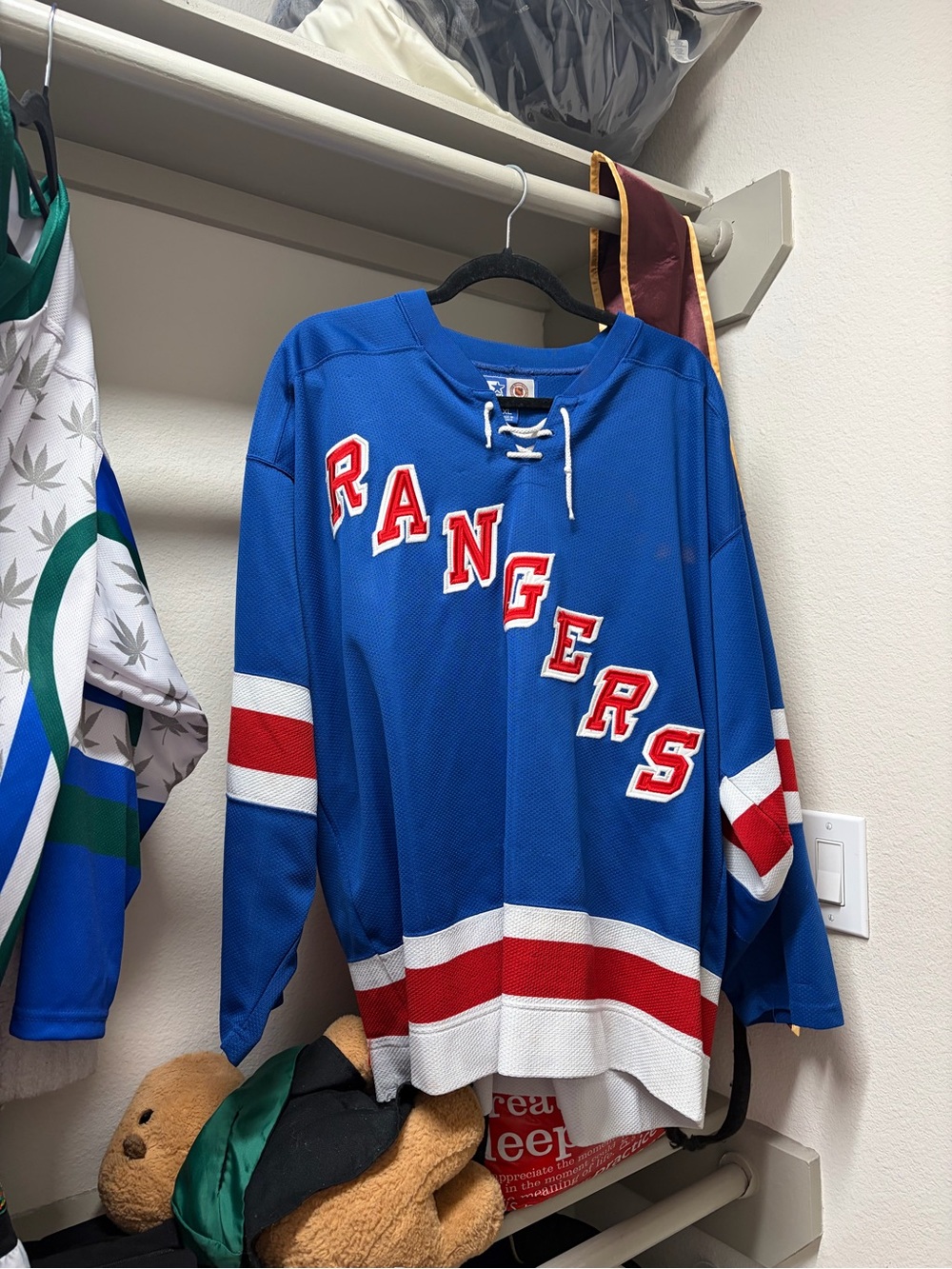 Blue Hockey Jersey - Official Team Style